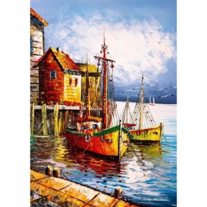 Turuncu Liman 500 Parça Puzzle